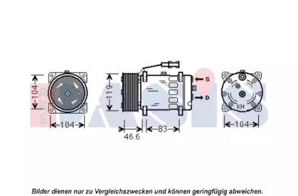 AKS Dasis 851964N Compressor assy cooler AKS Dasis 851964N Compressor assy cooler
