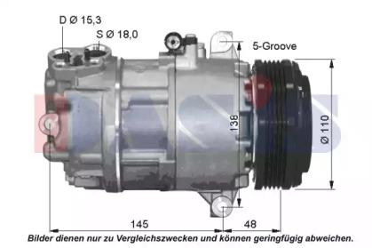 AKS Dasis 851994N Compressor assy cooler