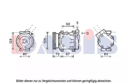AKS Dasis 852605N Compressor assy cooler