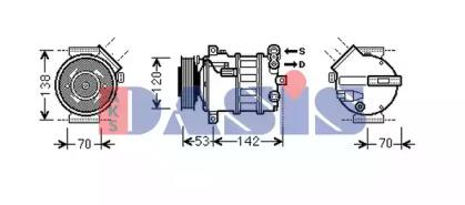 AKS Dasis 852891N Compressor assy cooler AKS Dasis 852891N Compressor assy cooler