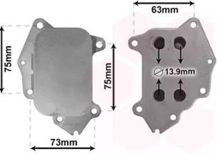 Van Wezel 40003396 Радиатор масляный Van Wezel 40003396 Радиатор масляный