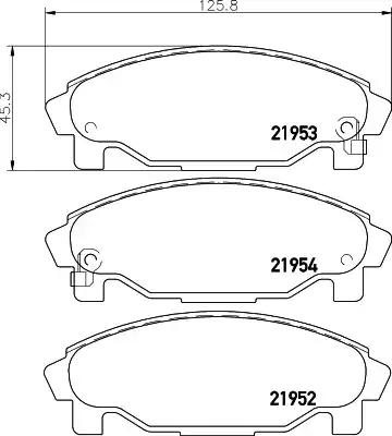 Textar 2195202 Brake pads
