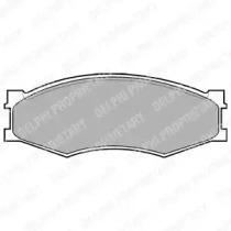 Delphi LP358 Колодки тормозные Delphi LP358 Колодки тормозные