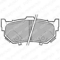 Delphi LP404 Колодки гальмівні Delphi LP404 Колодки гальмівні
