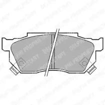 Delphi LP445 Колодки гальмівні