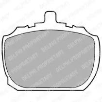 Delphi LP45 Колодки тормозные Delphi LP45 Колодки тормозные