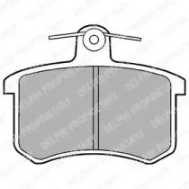 Delphi LP451 Колодки тормозные Delphi LP451 Колодки тормозные