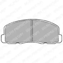 Delphi LP458 Brake pads