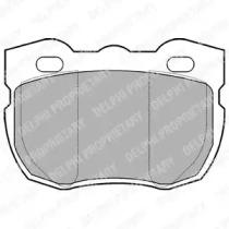 Delphi LP481 Колодки тормозные Delphi LP481 Колодки тормозные