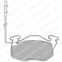 Delphi LP490 Колодки гальмівні Delphi LP490 Колодки гальмівні