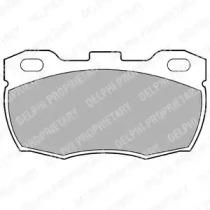 Delphi LP506 Колодки гальмівні Delphi LP506 Колодки гальмівні