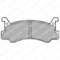 Delphi LP521 Колодки гальмівні