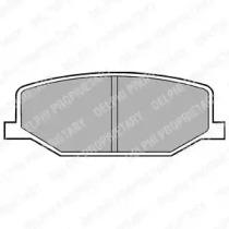 Delphi LP527 Колодки гальмівні