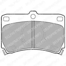 Delphi LP531 Колодки тормозные Delphi LP531 Колодки тормозные
