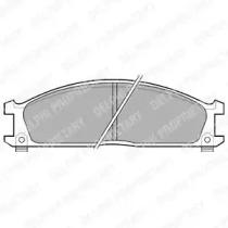 Delphi LP543 Колодки гальмівні Delphi LP543 Колодки гальмівні