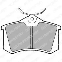 Delphi LP565 Колодки гальмівні