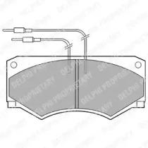 Delphi LP583 Колодки гальмівні Delphi LP583 Колодки гальмівні