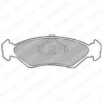 Delphi LP591 Brake pads