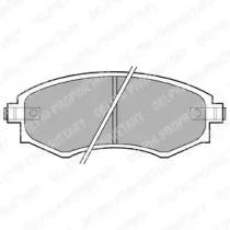Delphi LP606 Brake pads