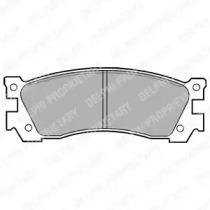 Delphi LP632 Колодки гальмівні Delphi LP632 Колодки гальмівні