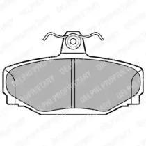 Delphi LP637 Колодки тормозные Delphi LP637 Колодки тормозные