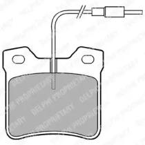 Delphi LP667 Колодки тормозные Delphi LP667 Колодки тормозные