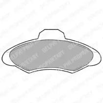 Delphi LP673 Колодки гальмівні Delphi LP673 Колодки гальмівні