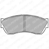 Delphi LP676 Колодки гальмівні Delphi LP676 Колодки гальмівні