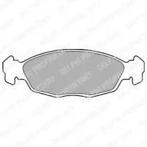 Delphi LP702 Колодки гальмівні Delphi LP702 Колодки гальмівні