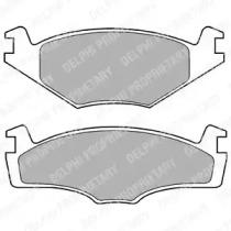 Delphi LP756 Brake pads Delphi LP756 Brake pads