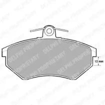 Delphi LP778 Колодки гальмівні Delphi LP778 Колодки гальмівні