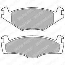 Delphi LP979 Колодки тормозные Delphi LP979 Колодки тормозные