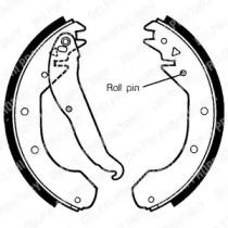Delphi LS1297 Колодки гальмівні