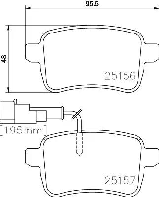 Textar 2515601 Brake pads Textar 2515601 Brake pads