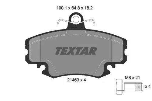 Textar 2146306 Колодки гальмівні