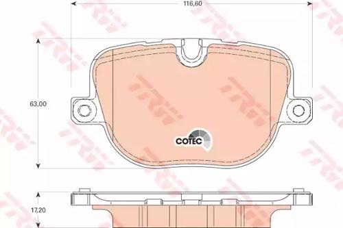 TRW GDB1824 Brake pads TRW GDB1824 Brake pads