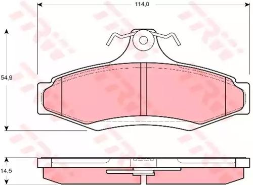 TRW GDB3172 Brake pads TRW GDB3172 Brake pads