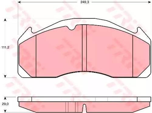 TRW GDB5085 Brake pads TRW GDB5085 Brake pads