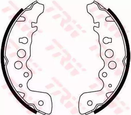 TRW GS8670 Колодки гальмівні TRW GS8670 Колодки гальмівні