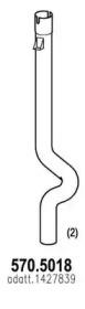 Asso 570.5018 Exhaust pipe Asso 570.5018 Exhaust pipe