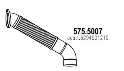 Asso 575.5007 Exhaust pipe