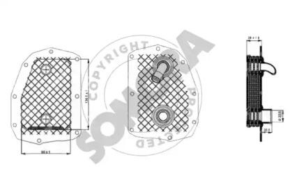 Somora 174165A Радіатор масляний Somora 174165A Радіатор масляний
