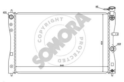 Somora 181240 Радиатор охлаждения двигателя Somora 181240 Радиатор охлаждения двигателя