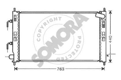 Somora 182440B Радіатор