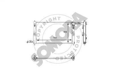 Somora 184540 Радіатор