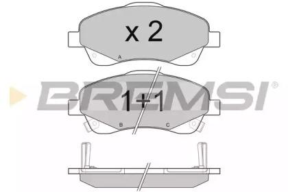 Bremsi BP3094 Brake pads Bremsi BP3094 Brake pads