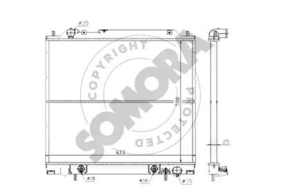 Somora 187740 Радіатор Somora 187740 Радіатор