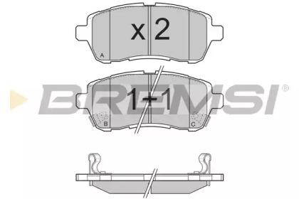 Bremsi BP3316 Brake pads