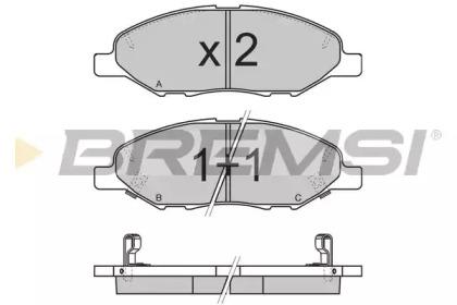 Bremsi BP3335 Brake pads