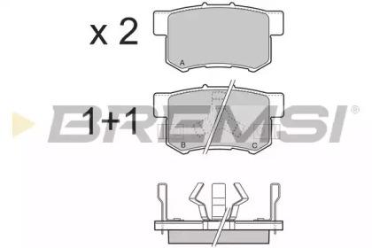 Bremsi BP3374 Brake pads